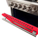FORNO Capriasca - Titanium Professional 30" Freestanding Colored Door Gas Range FFSGS6260-30 FORNO