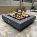 The Outdoor Plus 48" Cabo Square Fire Pit | GFRC Concrete The Outdoor Plus