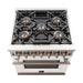 FORNO Capriasca - Titanium Professional 30" Freestanding Colored Door Gas Range FFSGS6260-30 FORNO
