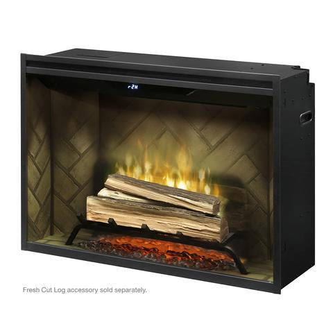 36" Revillusion Built-In Electric Firebox (RBF36) - side view