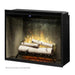 36" Revillusion Portrait Electric Firebox with Weathered Concrete Backer  (RBF36PWC) - angle view