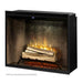 36" Revillusion Portrait Electric Firebox with Weathered Concrete Backer  (RBF36PWC) - side view