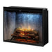 36" Revillusion Portrait Electric Firebox with Weathered Concrete Backer  (RBF36PWC) - back view