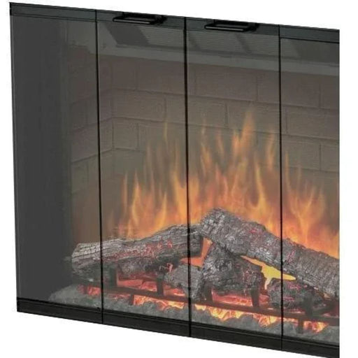 45" Door Kit Accessory for BF45DXP Deluxe Electric Firebox (BFDOOR45BLKSM) - angle view