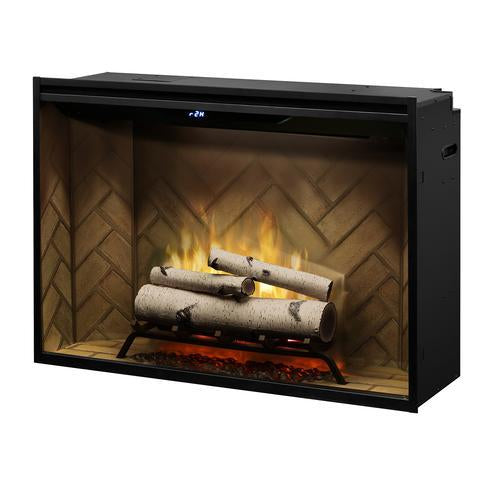 Birch Log Set Accessory for Revillusion 36 & 42-in Firebox - detail close-up