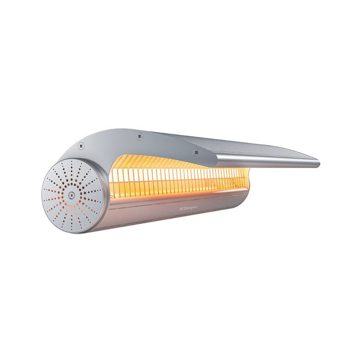 DSH Series 24" Indoor/Outdoor Wall-Mounted Electric Infrared Heater-DSH20W - front view