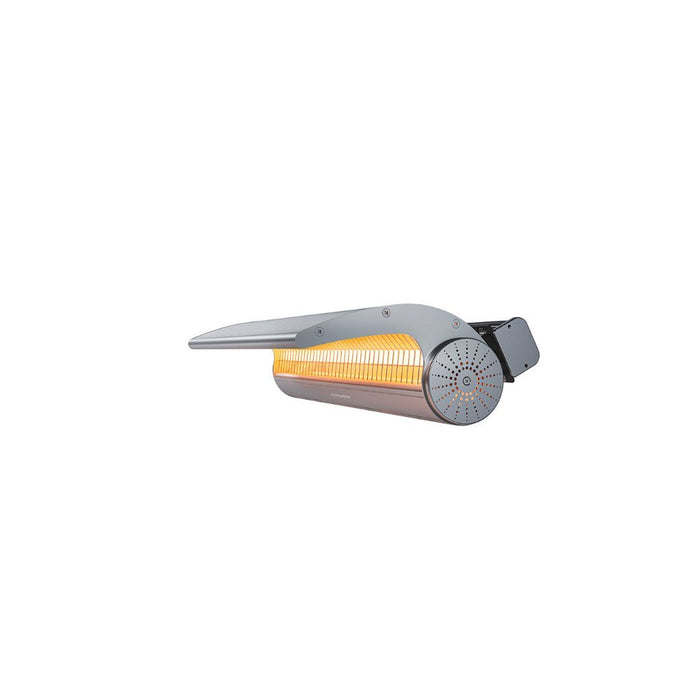 DSH Series 24" Indoor/Outdoor Wall-Mounted Electric Infrared Heater-DSH20W - detail close-up