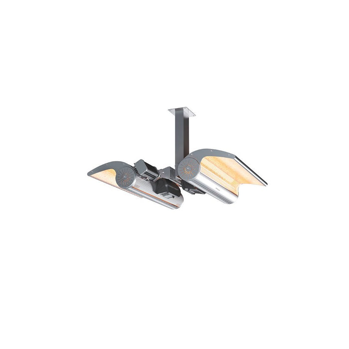 DSH Series 24" Indoor/Outdoor Wall-Mounted Electric Infrared Heater-DSH20W - lifestyle in-use