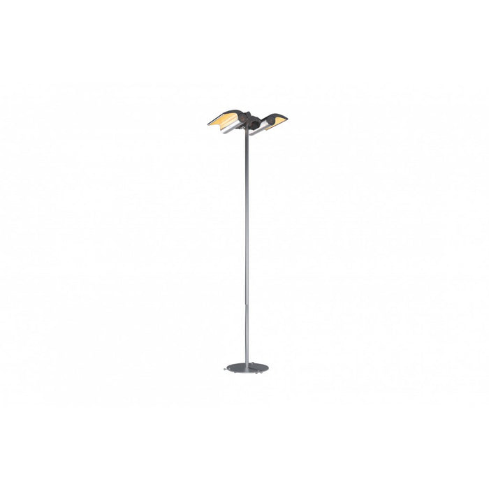 DSH Series 24" Indoor/Outdoor Wall-Mounted Electric Infrared Heater-DSH20W - feature highlight