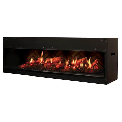 Opti-V™ Duet 55-Inch Built-In Electric Fireplace with Inner Glow Logs (VF5452L) - lifestyle in-use