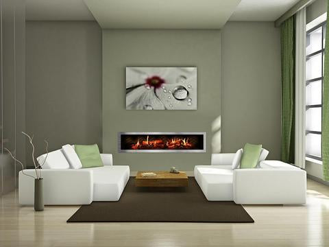 Opti-V™ Duet 55-Inch Built-In Electric Fireplace with Inner Glow Logs (VF5452L) - specifications diagram
