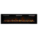 Sierra 72-Inch Wall Mount Linear Electric Fireplace - side view