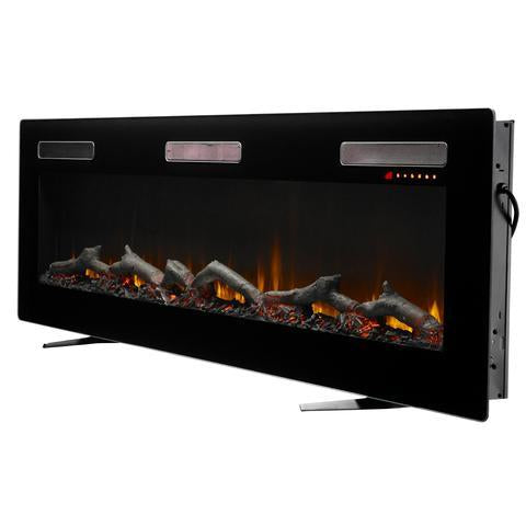 Sierra 72-Inch Wall Mount Linear Electric Fireplace - back view