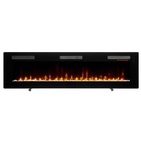 Sierra 72-Inch Wall Mount Linear Electric Fireplace - lifestyle in-use