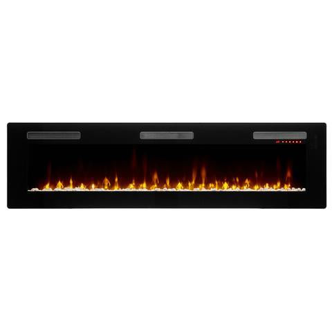 Sierra 72-Inch Wall Mount Linear Electric Fireplace - alternate view