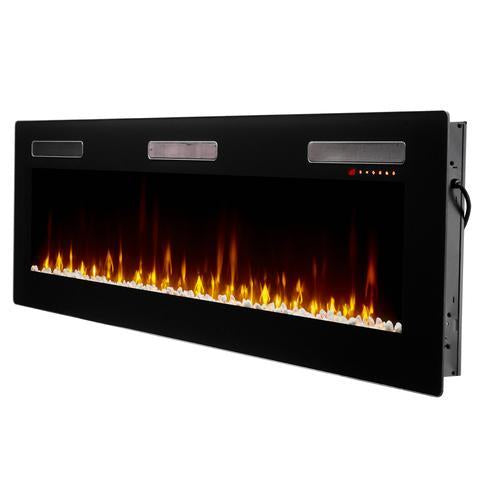 Sierra 72-Inch Wall Mount Linear Electric Fireplace - feature highlight
