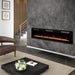 Sierra 72-Inch Wall Mount Linear Electric Fireplace - angle view