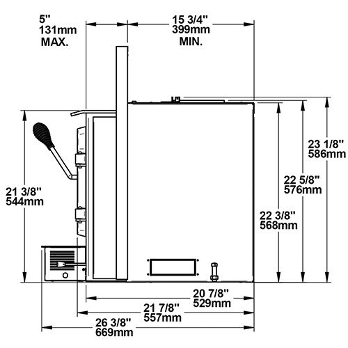 Drolet ESCAPE 1800-I WOOD INSERT TRIO (35 FT) DB03128K Drolet