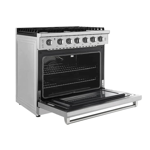Empava 36" Slide-In Single Oven Natural Gas Range with 6 Burners - 6 cu.ft, EMPV-36GR11 Empava