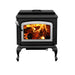 Drolet Escape 1800 Wood Stove on Legs & Brushed Nickel Door - DB03112 Drolet