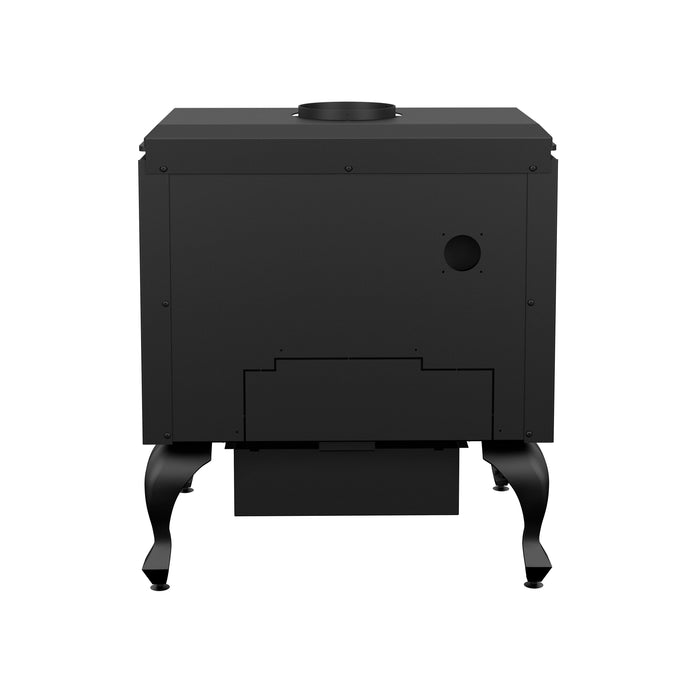Drolet Escape 1800 Wood Stove on Legs & Brushed Nickel Door - DB03112 Drolet