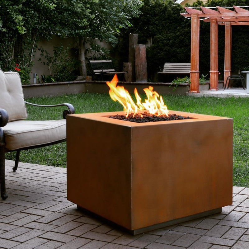 The Outdoor Plus Forma Fire Pit | Corten Steel