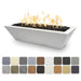 The Outdoor Plus 72" x 20" Linear Maya GFRC Fire Bowl Low Voltage Electronic Ignition | Liquid Propane The Outdoor Plus