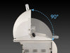 Fire Magic Aurora A430i 24" Propane Gas Built-In Grill w/ 1 Sear Burner and Analog Thermometer - A430I-7LAP Fire Magic
