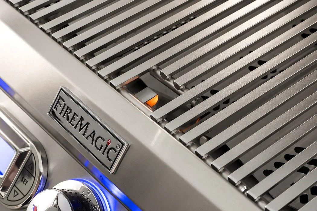 Fire Magic Aurora A430i 24" Propane Gas Built-In Grill w/ 1 Sear Burner, Backburner and Analog Thermometer - A430I-8LAP Fire Magic