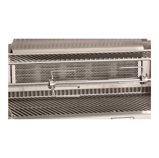 Fire Magic Aurora A430s 24-Inch Natural Gas In-Ground Post Mounted Grill w/ Backburner, Rotisserie Kit and Analog Thermometer - A430S-8EAN-G6 - Fire Magic Grills Fire Magic