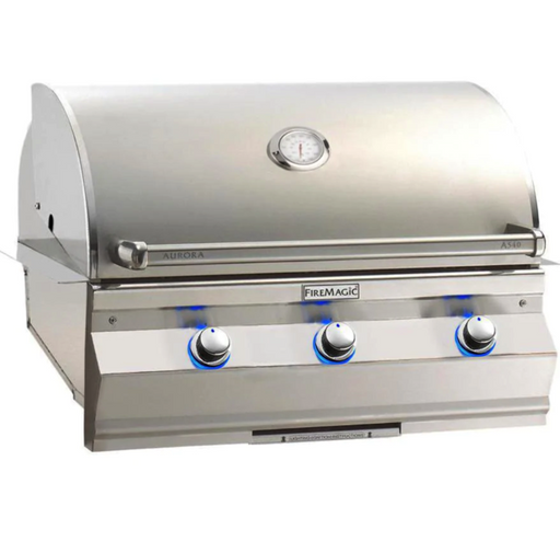 Fire Magic Aurora A540I 30-Inch Built-In Natural Gas Grill With Analog Thermometer - A540I-7EAN - Fire Magic Grills Fire Magic