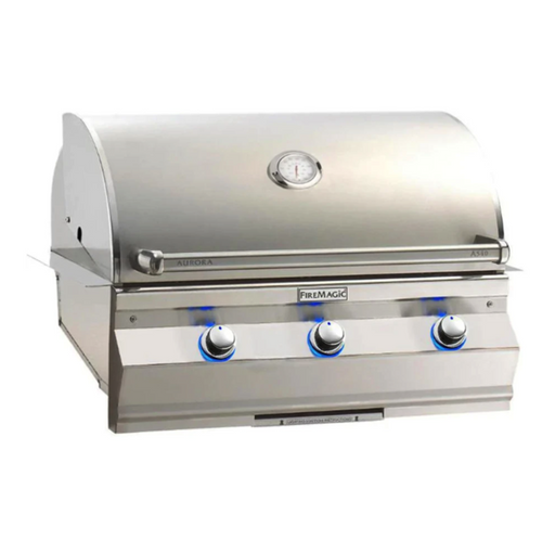 Fire Magic Aurora A540i 30-Inch Natural Gas Built-In Grill w/ 1 Sear Burner and Analog Thermometer - A540I-7LAN - Fire Magic Grills Fire Magic