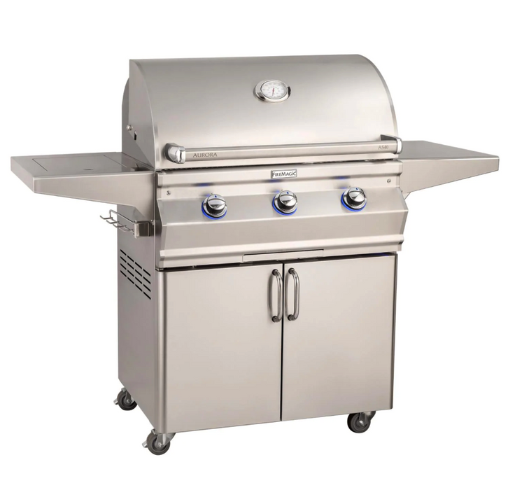 Fire Magic Aurora A540S 30-Inch Propane Gas Grill With Side Burner And Analog Thermometer - A540S-7EAP-62 - Fire Magic Grills Fire Magic