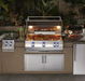Fire Magic Aurora A660I 30-Inch Built-In Natural Gas Grill With One Infrared Burner, Rotisserie, And Analog Thermometer - A660I-8LAN - Fire Magic Grills Fire Magic