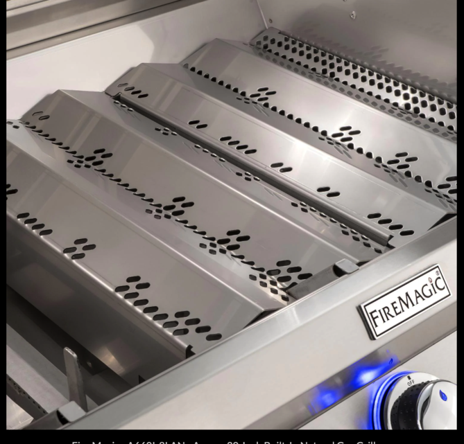 Fire Magic Aurora A660I 30-Inch Built-In Natural Gas Grill With One Infrared Burner, Rotisserie, And Analog Thermometer - A660I-8LAN - Fire Magic Grills Fire Magic