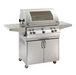 Fire Magic Aurora A660s 30-Inch Propane Gas Freestanding Grill w/ Flush Mounted Single Side Burner, Backburner, Rotisserie Kit, Magic View Window and Analog Thermometer - A660S-8EAP-62-W - Fire Magic Grills Fire Magic