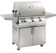 Fire Magic Aurora A660S 30-Inch Propane Gas Grill With One Infrared Burner, Rotisserie, Side Burner, And Analog Thermometer - A660S-8LAP-62 - Fire Magic Grills Fire Magic