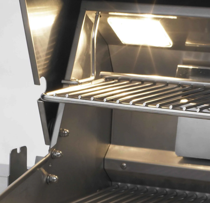 Fire Magic Aurora A790I 36-Inch Built-In Natural Gas Grill With One Infrared Burner, Magic View Window, And Analog Thermometer - A790I-7LAN-W Fire Magic
