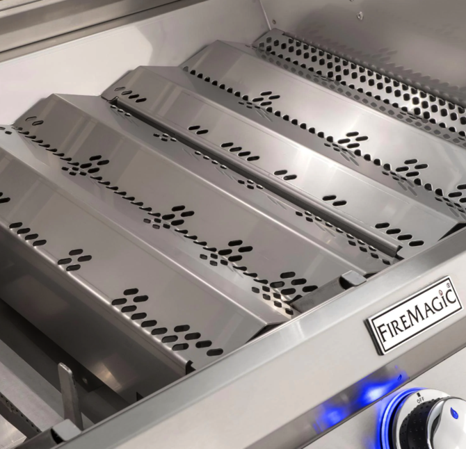 Fire Magic Aurora A790I 36-Inch Built-In Natural Gas Grill With One Infrared Burner, Magic View Window, And Analog Thermometer - A790I-7LAN-W Fire Magic