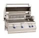 Fire Magic Aurora A790I 36-Inch Built-In Natural Gas Grill With One Infrared Burner, Rotisserie, And Analog Thermometer - A790I-8LAN Fire Magic