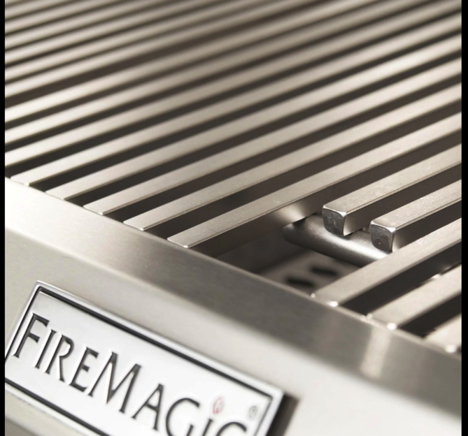 Fire Magic Aurora A790I 36-Inch Built-In Propane Gas Grill With Magic View Window, Rotisserie, And Analog Thermometer - A790I-8EAP-W Fire Magic