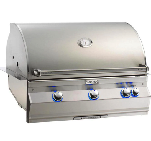 Fire Magic Aurora A790I 36-Inch Built-In Propane Gas Grill With One Infrared Burner And Analog Thermometer - A790I-7LAP - Fire Magic Grills Fire Magic