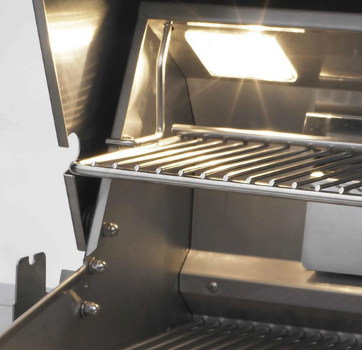 Fire Magic Aurora A790I 36-Inch Built-In Propane Gas Grill With One Infrared Burner, Magic View Window, And Analog Thermometer - A790I-7LAP-W - Fire Magic Grills Fire Magic