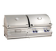 Fire Magic Aurora A830I 46-Inch Built-In Propane Gas & Charcoal Combo Grill With Rotisserie And Analog Thermometer - A830I-8EAP-CB - Fire Magic Grills Fire Magic