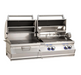 Fire Magic Aurora A830I 46-Inch Built-In Propane Gas & Charcoal Combo Grill With Rotisserie And Analog Thermometer - A830I-8EAP-CB - Fire Magic Grills Fire Magic