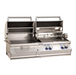 Fire Magic Aurora A830s 46-Inch Natural Gas and Charcoal Built-In Dual Grill w/ 1 Sear Burner, Backburner, Rotisserie Kit and Analog Thermometer - A830I-8LAN-CB - Fire Magic Grills Fire Magic