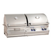 Fire Magic Aurora A830s 46-Inch Natural Gas and Charcoal Built-In Dual Grill w/ 1 Sear Burner, Backburner, Rotisserie Kit and Analog Thermometer - A830I-8LAN-CB - Fire Magic Grills Fire Magic