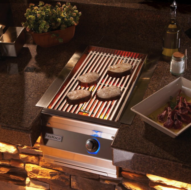 Fire Magic Aurora Built-In Propane Gas Single Infrared Searing Station - 32877-1P - Fire Magic Grills Fire Magic