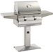 Fire Magic Choice C430S 24-Inch Propane Gas Grill With Analog Thermometer On Patio Post - C430S-RT1P-P6 - Fire Magic Grills Fire Magic