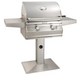 Fire Magic Choice Multi-User Accessible CMA430S 24-Inch Natural Gas Grill With Analog Thermometer On Patio Post - CMA430S-RT1N-P6 - Fire Magic Grills Fire Magic